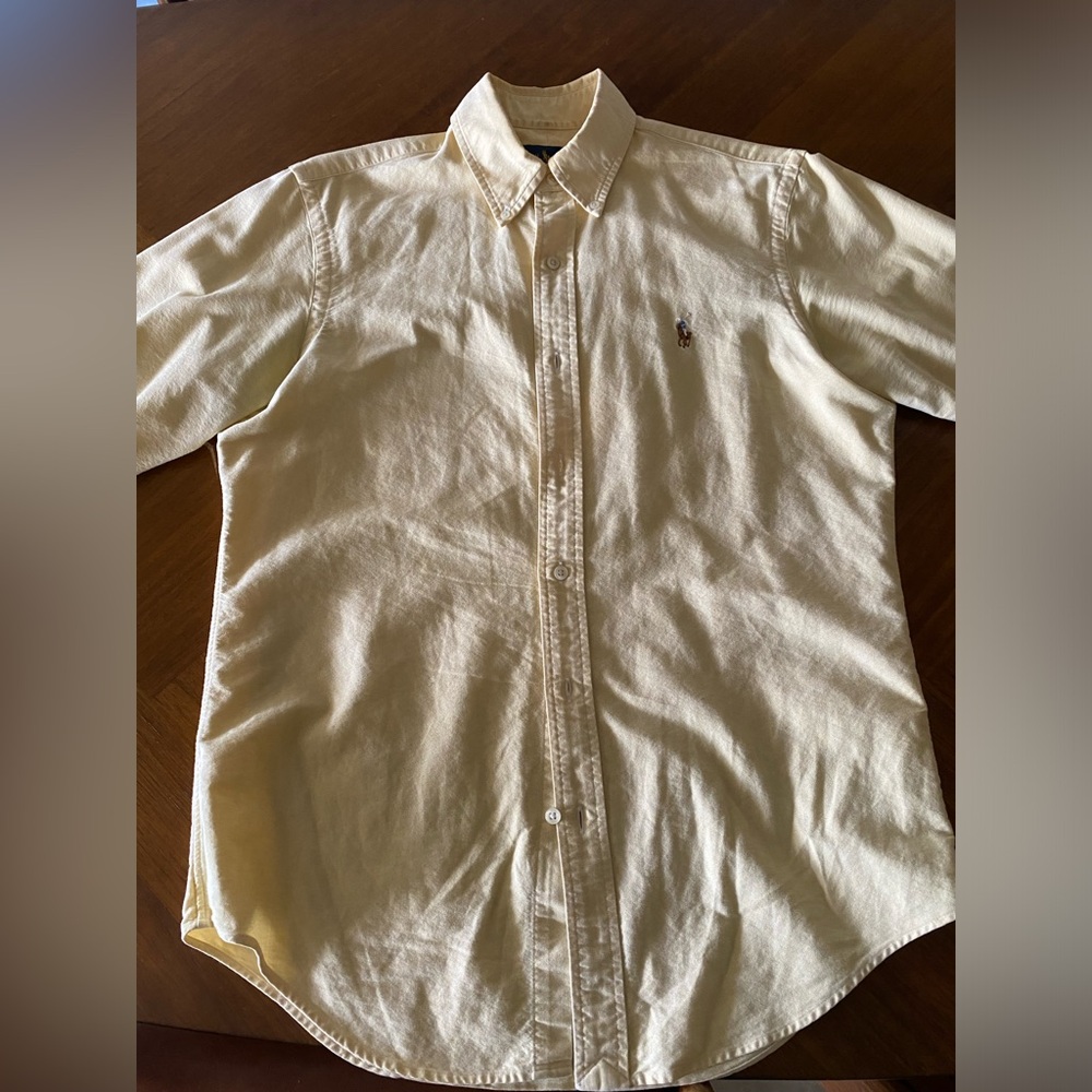 Yellow Ralph Lauren Oxford Shirt